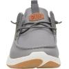 imageHEYDUDE Wally Drift Classic Mens Shoes Mens Slipon Loafers Comfortable ampamp LightWeightMesh Monument Grey