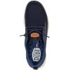 imageHEYDUDE Wally Drift Classic Mens Shoes Mens Slipon Loafers Comfortable ampamp LightWeightMesh Navy BlazerWhite