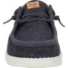imageHEYDUDE Wally Jute Mens Shoes Mens Slipon Loafers Comfortable ampamp LightWeightBlackGranite Grey