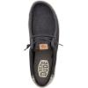imageHEYDUDE Wally Jute Mens Shoes Mens Slipon Loafers Comfortable ampamp LightWeightBlackGranite Grey