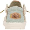 imageHEYDUDE Wally Jute Mens Shoes Mens Slipon Loafers Comfortable ampamp LightWeightStone GreyIceberg Green
