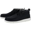 imageHEYDUDE Wally Mid Stretch Pull on Boots Comfortable ampamp LightWeightBlackWhite