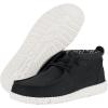 imageHEYDUDE Wally Mid Stretch Pull on Boots Comfortable ampamp LightWeightBlackWhite