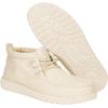 imageHEYDUDE Wally Mid Stretch Pull on Boots Comfortable ampamp LightWeightBone White