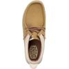 imageHEYDUDE Wally Mid Stretch Pull on Boots Comfortable ampamp LightWeightTanWhite