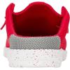 imageHEYDUDE Wally Slip Varsity RedGrey Size 10 Mens Shoes Slipon Mules Comfortable ampamp LightWeight