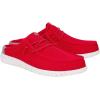 imageHEYDUDE Wally Slip Varsity RedGrey Size 10 Mens Shoes Slipon Mules Comfortable ampamp LightWeight