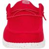 imageHEYDUDE Wally Slip Varsity RedGrey Size 10 Mens Shoes Slipon Mules Comfortable ampamp LightWeight