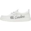 imageHEYDUDE Wally Collegiate Whites Mens Shoes Mens Slipon Loafers Comfortable ampamp LightWeightUnc Tarheels WhiteLight Blue