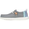 imageHEYDUDE Wally Craft Linen Monument GreyFaded Denim Size 11 Mens Shoes Mens Slipon Loafers Comfortable ampamp LightWeight