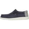 imageHEYDUDE Wally Jute Mens Shoes Mens Slipon Loafers Comfortable ampamp LightWeightBlackGranite Grey