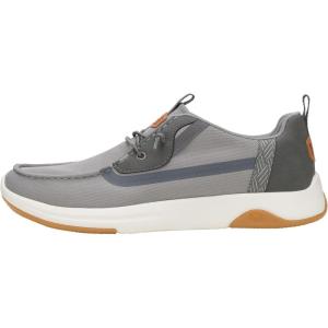 imageHEYDUDE Wally Drift Classic Mens Shoes Mens Slipon Loafers Comfortable ampamp LightWeightMesh Monument Grey