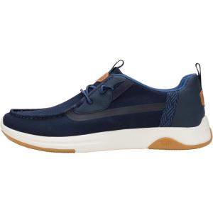 imageHEYDUDE Wally Drift Classic Mens Shoes Mens Slipon Loafers Comfortable ampamp LightWeightMesh Navy BlazerWhite