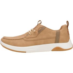 imageHEYDUDE Wally Drift Classic Mens Shoes Mens Slipon Loafers Comfortable ampamp LightWeightSepia TintWhite
