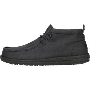 imageHEYDUDE Wally Mid Stretch Pull on Boots Comfortable ampamp LightWeightBlackBlack