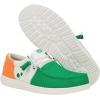 imageHEYDUDE Wally Tri Irish Flag Mens Shoes Mens Slipon Loafers Comfortable ampamp LightWeightGreenWhiteOrange