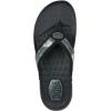imageHey Dude Mens Myers Flip Classic BlackBlack  Mens Shoes  Men Slipon Sandals  Comfortable ampamp LightWeightCamo Total Black