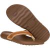 imageHey Dude Mens Myers Flip Classic BlackBlack  Mens Shoes  Men Slipon Sandals  Comfortable ampamp LightWeightLion OrangeDowntown Brown