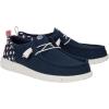 imageHey Dude Mens Wally Funk Americana  Mens Shoes  Men Slipon Loafers  Comfortable ampamp LightWeightStars Navy Blazer