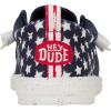 imageHey Dude Mens Wally Funk Americana  Mens Shoes  Men Slipon Loafers  Comfortable ampamp LightWeightStars Navy Blazer