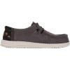 imageHey Dude Wally Bass Mens Shoes Mens Slipon Loafers Comfortable ampamp LightWeightGranite GreyBlack