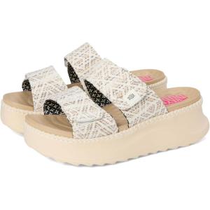 imageHEYDUDE Womens Delray Slide Surf Baja LoaferTanMulti