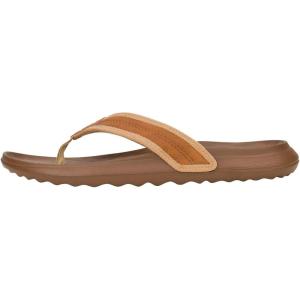 imageHey Dude Mens Myers Flip Classic BlackBlack  Mens Shoes  Men Slipon Sandals  Comfortable ampamp LightWeightLion OrangeDowntown Brown