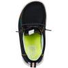 imageHEYDUDE Mens Wally Eco Ascend  Mens Lace Up Loafers  Comfortable ampamp LightWeightBlack