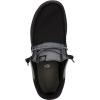 imageHEYDUDE Mens Wally Eco Ascend  Mens Lace Up Loafers  Comfortable ampamp LightWeightBlackGrey