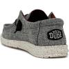 imageHEYDUDE Mens Wally Eco Ascend  Mens Lace Up Loafers  Comfortable ampamp LightWeightLinen Black 2