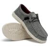 imageHEYDUDE Mens Wally Eco Ascend  Mens Lace Up Loafers  Comfortable ampamp LightWeightLinen Black 2