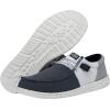 imageHEYDUDE Mens Wally Eco Ascend  Mens Lace Up Loafers  Comfortable ampamp LightWeightNavy