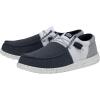 imageHEYDUDE Mens Wally Eco Ascend  Mens Lace Up Loafers  Comfortable ampamp LightWeightNavy