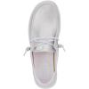 imageHEYDUDE Mens Wally Eco Ascend  Mens Lace Up Loafers  Comfortable ampamp LightWeightSilver