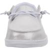 imageHEYDUDE Mens Wally Eco Ascend  Mens Lace Up Loafers  Comfortable ampamp LightWeightSilver