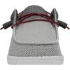 imageHEYDUDE Mens Wally Eco Ascend  Mens Lace Up Loafers  Comfortable ampamp LightWeightSlate