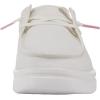 imageHEYDUDE Mens Wally Eco Ascend  Mens Lace Up Loafers  Comfortable ampamp LightWeightSpark White