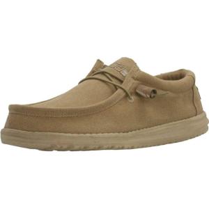 imageHEYDUDE Mens Wally Eco Ascend  Mens Lace Up Loafers  Comfortable ampamp LightWeightChestnut