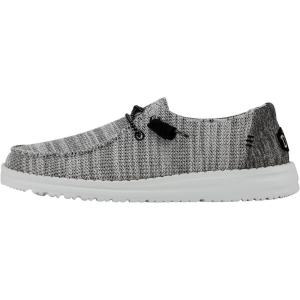 imageHEYDUDE Mens Wally Eco Ascend  Mens Lace Up Loafers  Comfortable ampamp LightWeightYin Yang