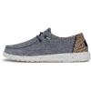 imageHey Dude Womens Wendy Chambray LaceUp LoaferLapis Blue