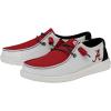 imageHey Dude Womens Wendy NCAA  Womens Shoes  Womens Slipon Loafers  Comfortable ampamp LightWeightAlabama CrimsonWhite