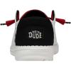 imageHey Dude Womens Wendy NCAA  Womens Shoes  Womens Slipon Loafers  Comfortable ampamp LightWeightAlabama CrimsonWhite