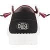 imageHey Dude Womens Wendy NCAA  Womens Shoes  Womens Slipon Loafers  Comfortable ampamp LightWeightAm BurgundyWhite