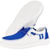 imageHey Dude Womens Wendy NCAA  Womens Shoes  Womens Slipon Loafers  Comfortable ampamp LightWeightDuke BlueWhite