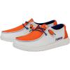imageHey Dude Womens Wendy NCAA  Womens Shoes  Womens Slipon Loafers  Comfortable ampamp LightWeightGators BlueOrange