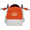 imageHey Dude Womens Wendy NCAA  Womens Shoes  Womens Slipon Loafers  Comfortable ampamp LightWeightGators BlueOrange