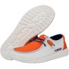 imageHey Dude Womens Wendy NCAA  Womens Shoes  Womens Slipon Loafers  Comfortable ampamp LightWeightGators BlueOrange