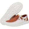imageHey Dude Womens Wendy NCAA  Womens Shoes  Womens Slipon Loafers  Comfortable ampamp LightWeightLonghorns Burnt OrangeWhite