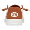imageHey Dude Womens Wendy NCAA  Womens Shoes  Womens Slipon Loafers  Comfortable ampamp LightWeightLonghorns Burnt OrangeWhite