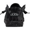 imageHey Dude Mens Wally Stretch  Mens Loafers  Comfortable ampamp LightWeightBlack Midnight Bunker
